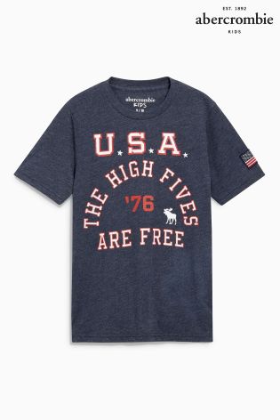 Abercrombie & Fitch Blue Tee